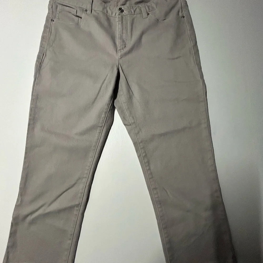 Michael Kors women’s size 12 crop skinny‎ gray denim jeans